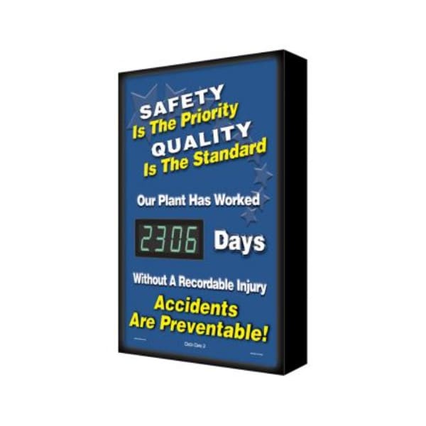 Accuform BACKLIT DIGIDAY 3 ELECTRONIC SCF306 SCF306 - main